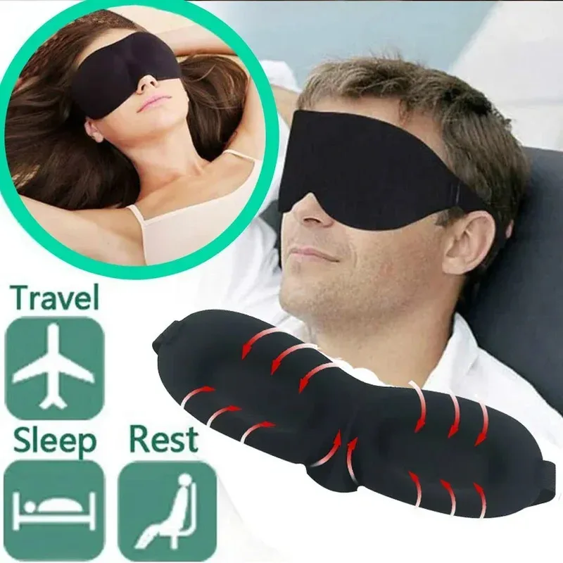 3D Contoured Sleep Eye Mask 2