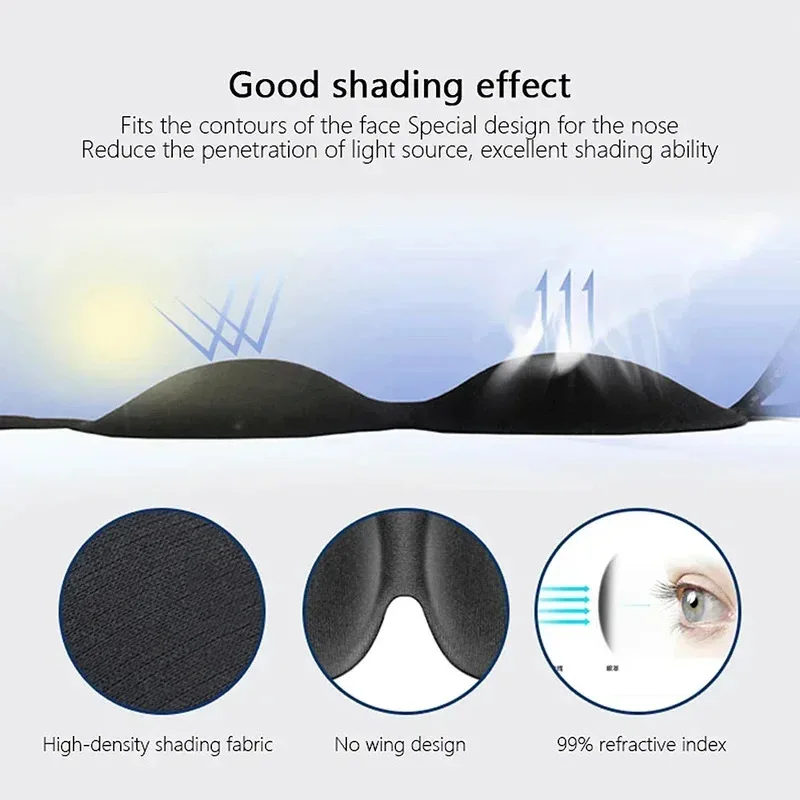 3D Contoured Sleep Eye Mask 5